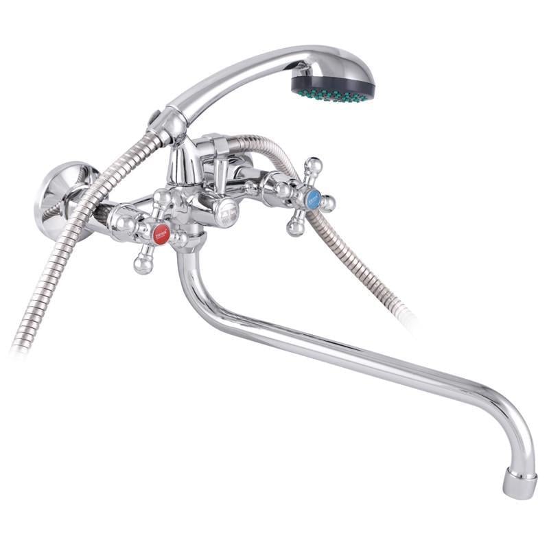 Смеситель для ванны Zerix DMX 605 с полнооборотной кран-буксой (ZX2958)