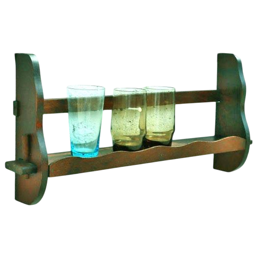 Полка настенная из дерева Гамалито Капучино (ПНС/003509)