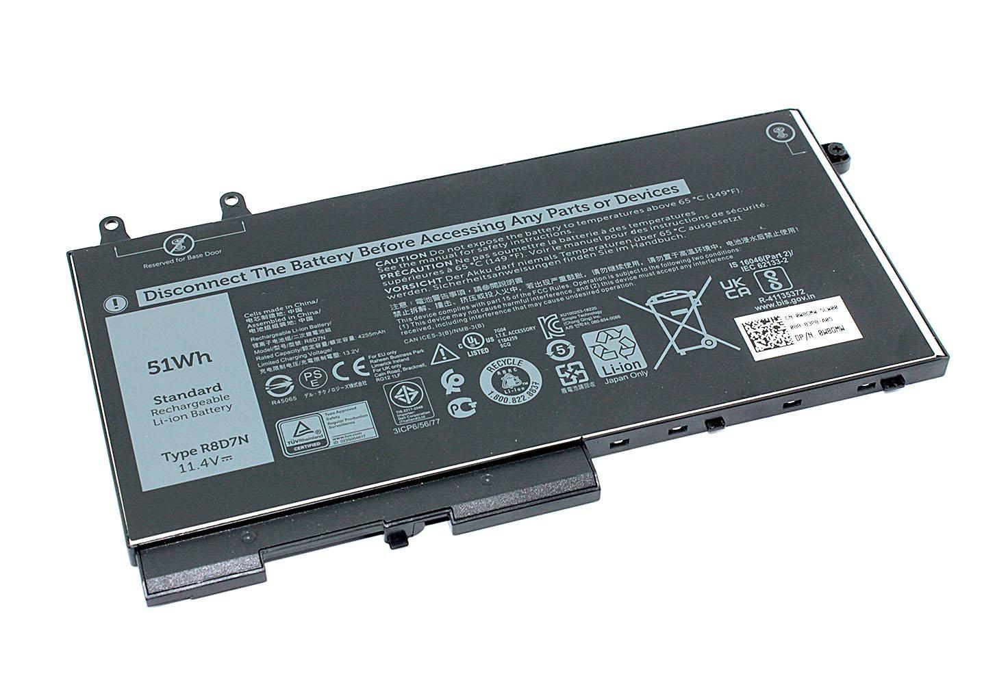Аккумулятор для ноутбука Dell W8GM Latitude 5501 11,4 V 4255 mAh