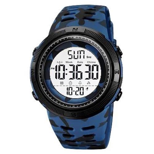 Часы наручные мужские Skmei 2070CMBUWT WR 50 M Black/Blue (597977)