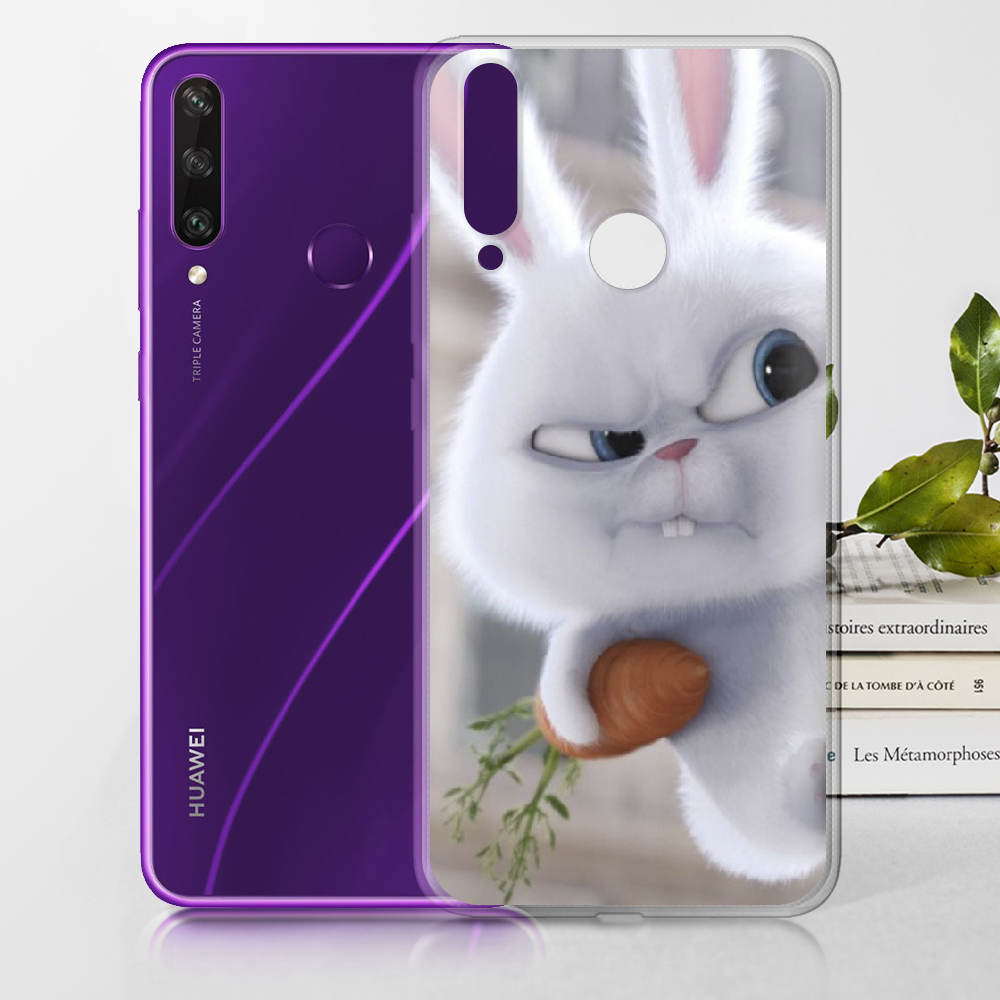 Чохол BoxFace Huawei Y6p Rabbit Snowball Прозорий силікон (40017-up1116-40017) - фото 2