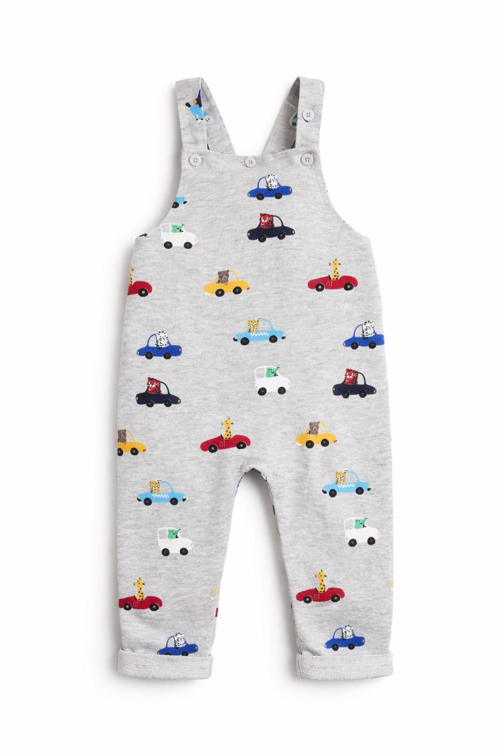 Комбінезон Машинки 86 см Сірий (787242)