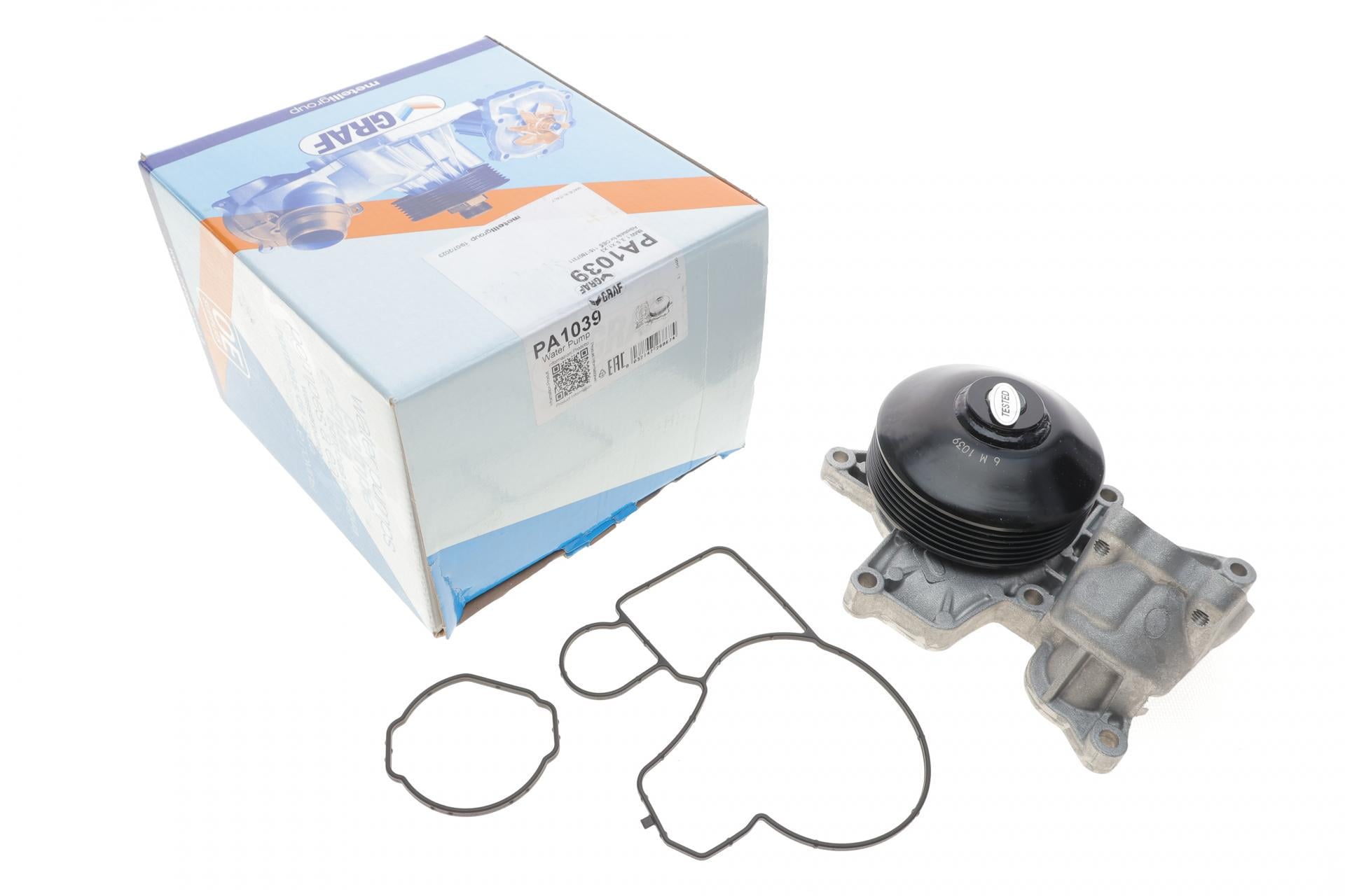Водяна помпа Graf BMW 1/3/5/X1/X3 116d/118d/120d/123d/318d/320d/520d/2.0d/xDrive 07-15 B/B 6 лопастей 6 кан. (PA1039)