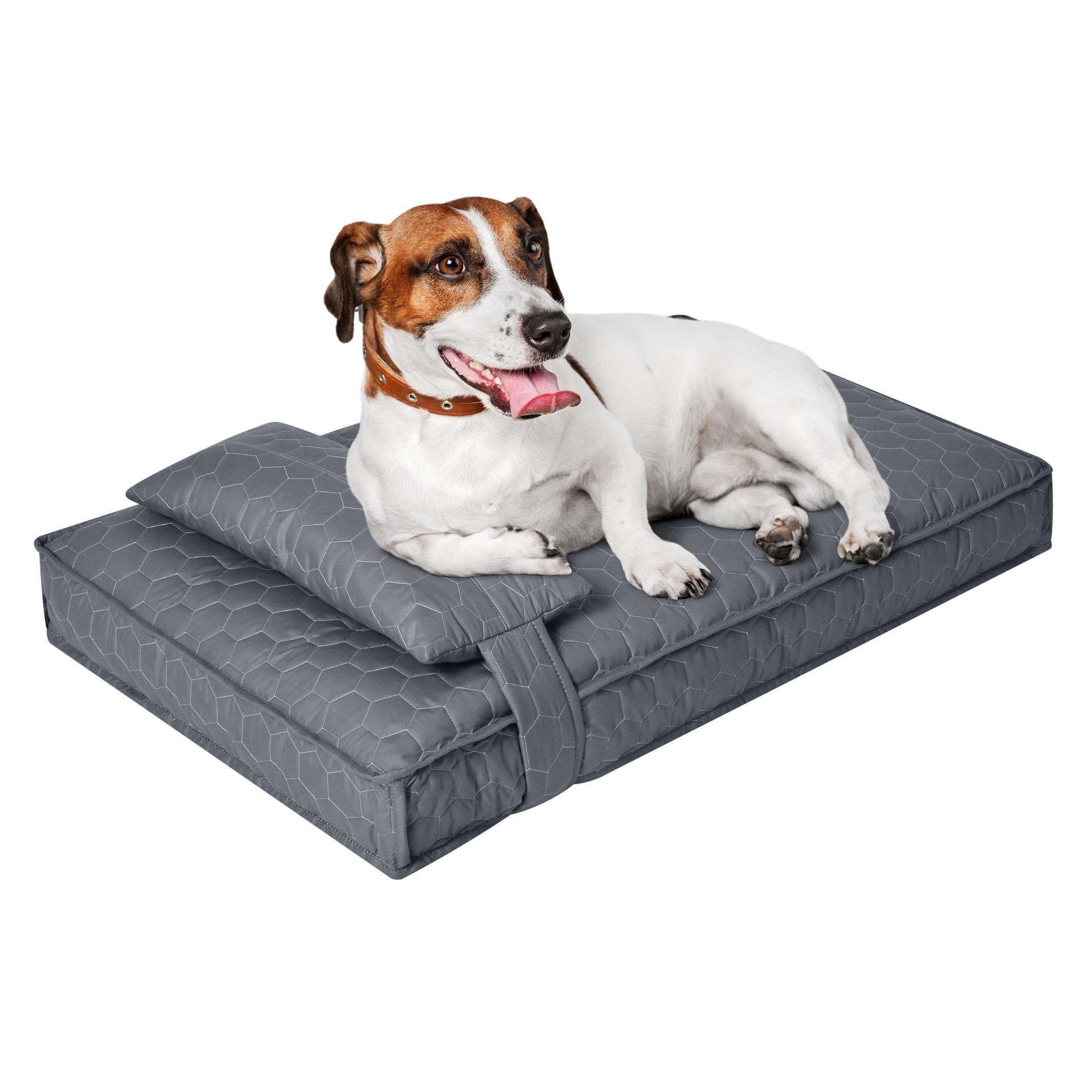 Леженка для домашних питомцев 60х80х10 см M Серый (26226) - фото 11 Леженка для домашних питомцев 60х80х10 см M Серый (26226) - фото 11