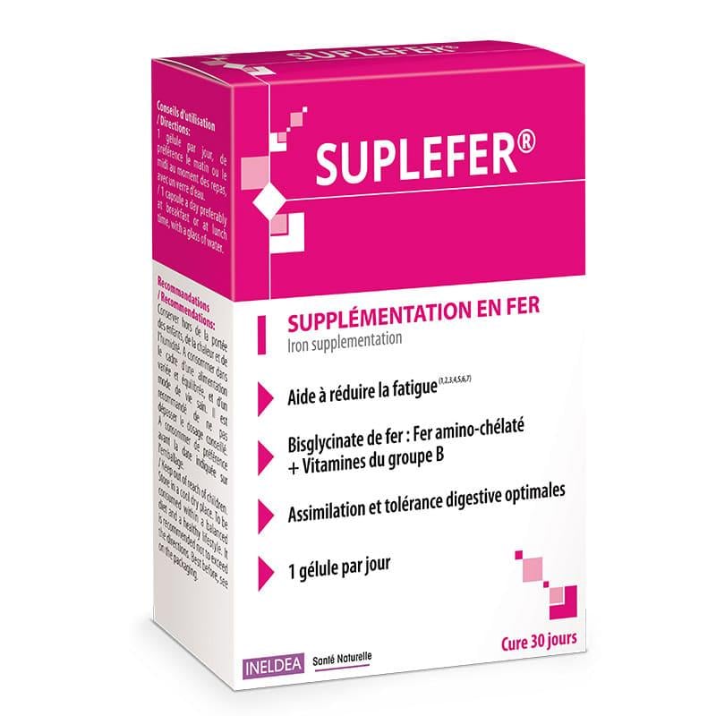 Мікроелемент Залізо INELDEA SANTE NATURELLE SUPLEFER® 30 Caps