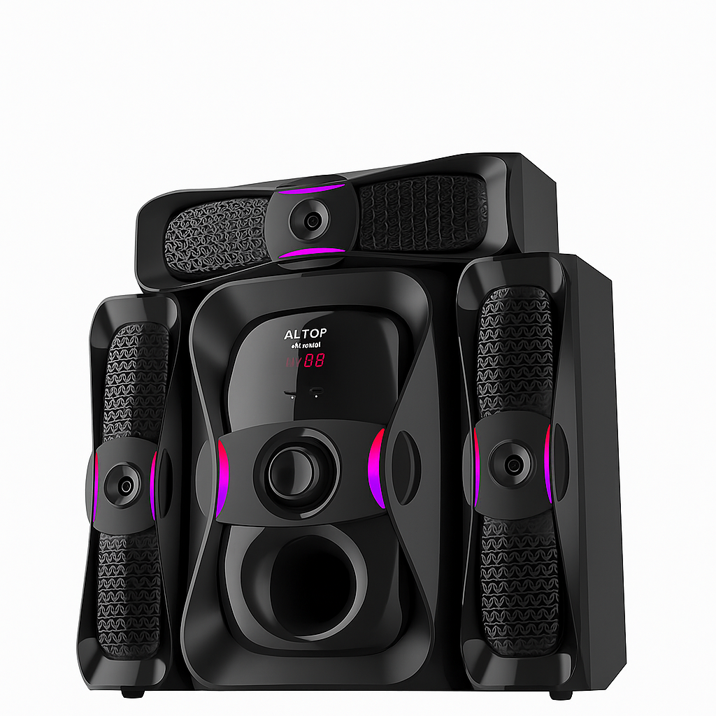 Акустическая система с дисплеем ZPX ZPX-3070 с сабвуфером Черный (GR-05162)