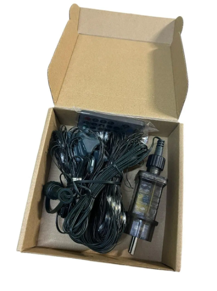 Гірлянда сітка вулична 180LED для садово-паркового дизайну з пультом управління 3х2 м (99435749) - фото 2 Гірлянда сітка вулична 180LED для садово-паркового дизайну з пультом управління 3х2 м (99435749) - фото 2