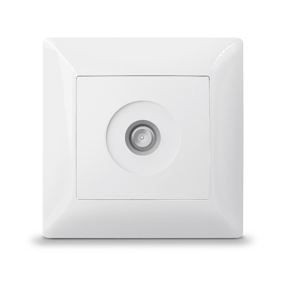 TITANUM STANDARD Розетка TV одинарна телевізійна біла TF-ST-SK1TV-W TITANUM STANDARD Розетка TV одинарна телевізійна біла TF-ST-SK1TV-W