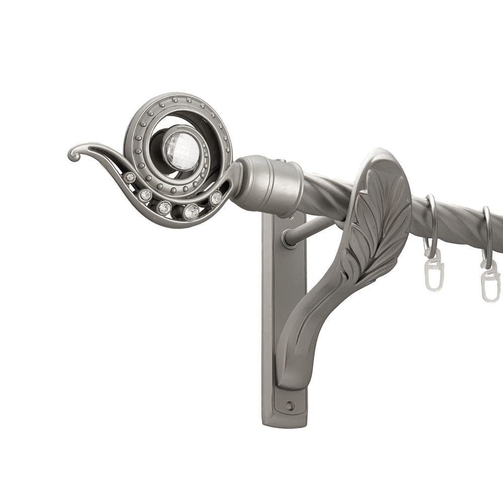 Карниз Orvit Око однорядний скручений 25 мм 300 см Сатин (00-00016838)