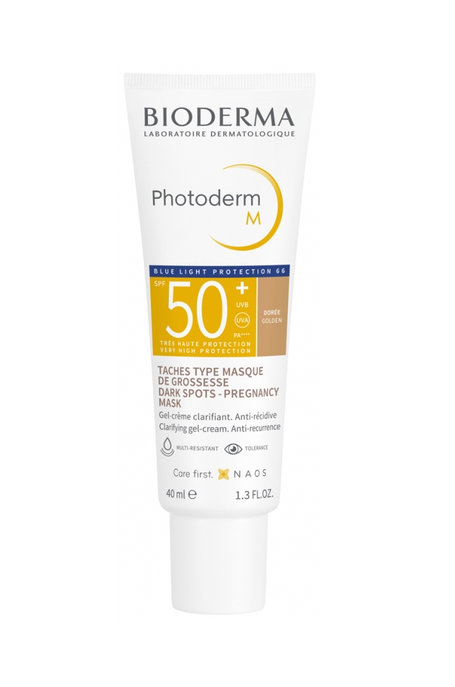 Крем солнцезащитный тонирующий BIODERMA Photoderm SPF 50+ M против пигментных пятен 40 мл (26642948)