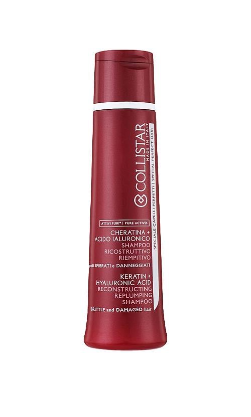 Шампунь для волосся відновлювальний Collistar Pure Actives Keratin + Hyaluronic Acid Reconstructive Replumping (23731)