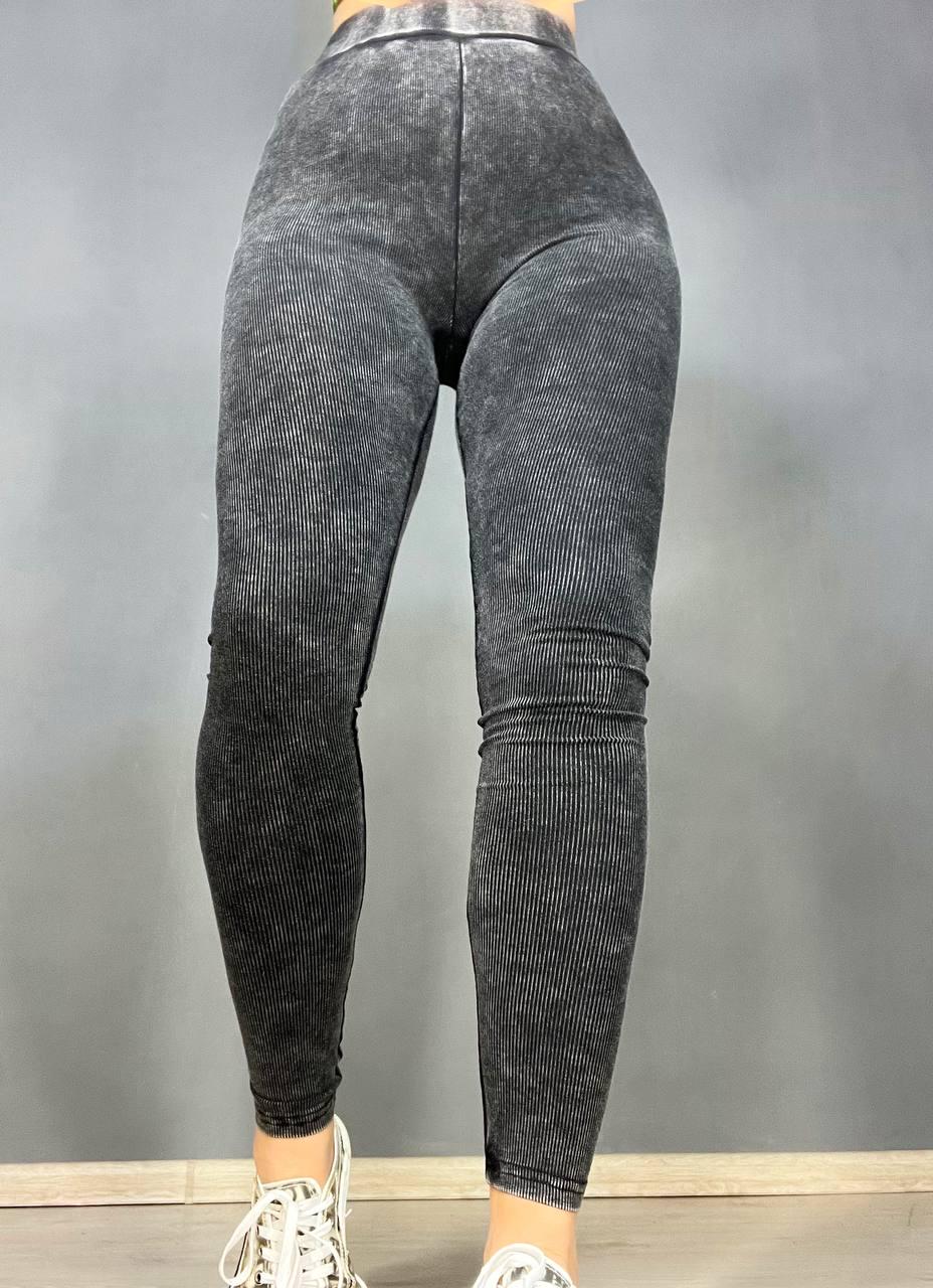 Лосини жіночі A-N 23060 рубчик варка тай дай тонкі трикотажні S Графітовий (3455) - фото 8 Лосини жіночі A-N 23060 рубчик варка тай дай тонкі трикотажні S Графітовий (3455) - фото 8