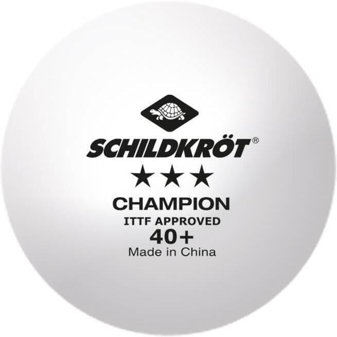Мяч для настольного тенниса Donic Champion ITTF 3* 40+ Белый (608542)
