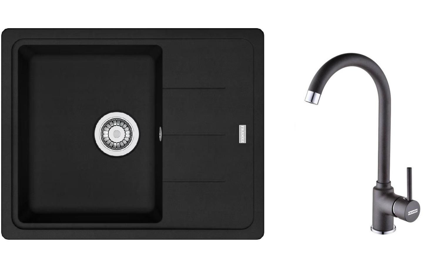 Комплект из мойки Franke Basis BFG 611-62 и смесителя Franke Pola (115.0622.943)