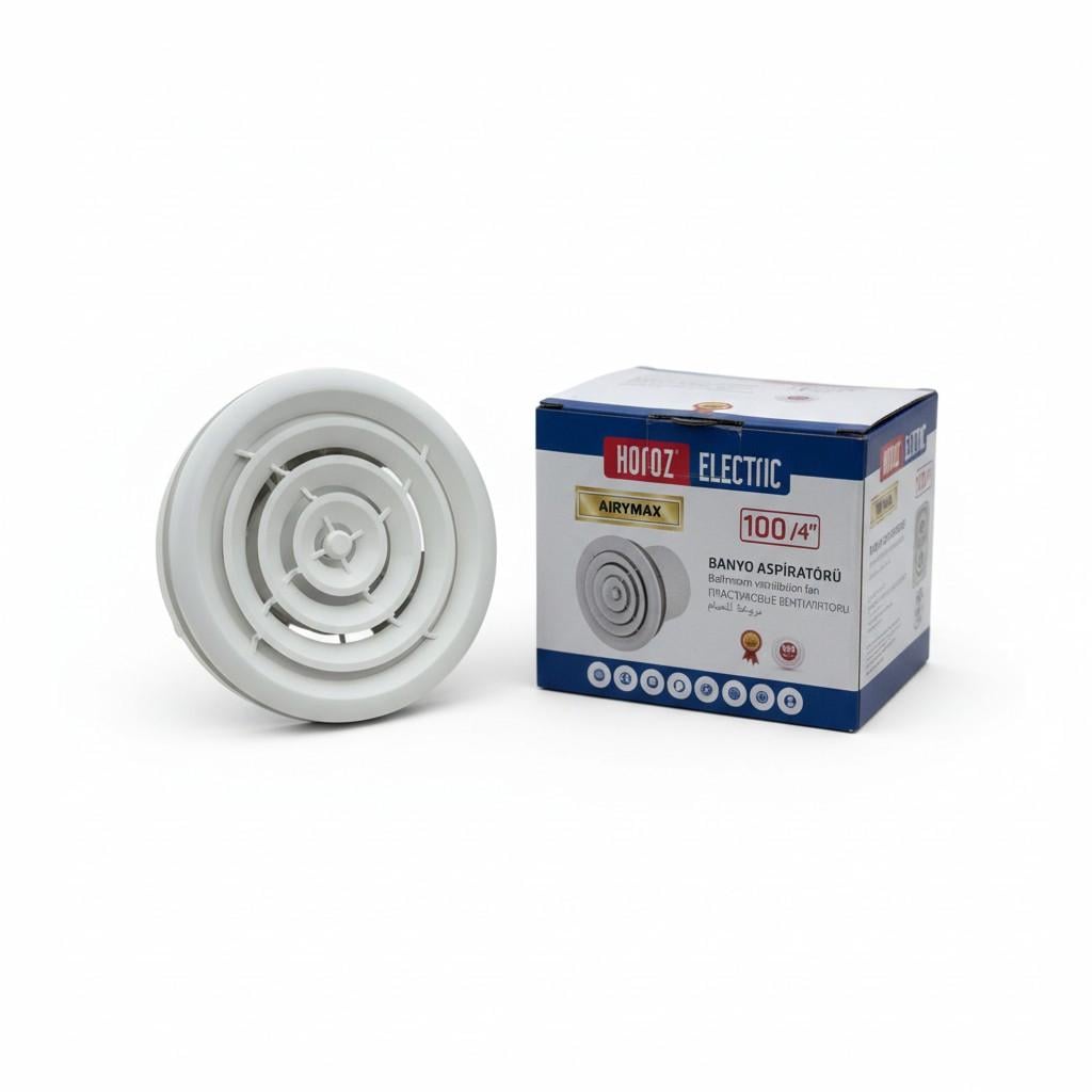 Вентилятор Horoz Electric AIRYMAX-4 12W 100 мм (502-200-100)