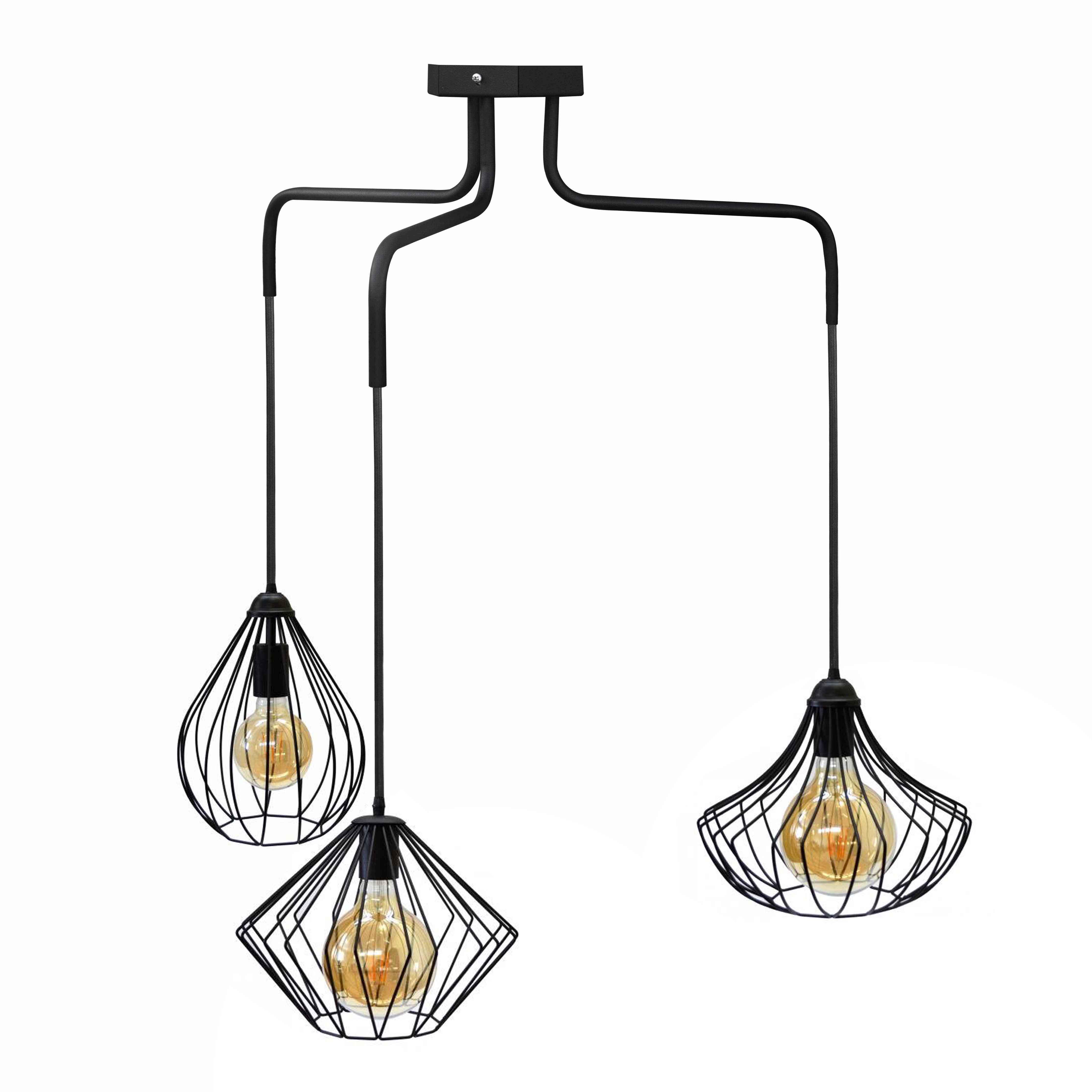 Люстра подвесная в стиле лофт MSK ELECTRIC Union NL 1283022-3 на три плафона (87024) Люстра подвесная в стиле лофт MSK ELECTRIC Union NL 1283022-3 на три плафона (87024)