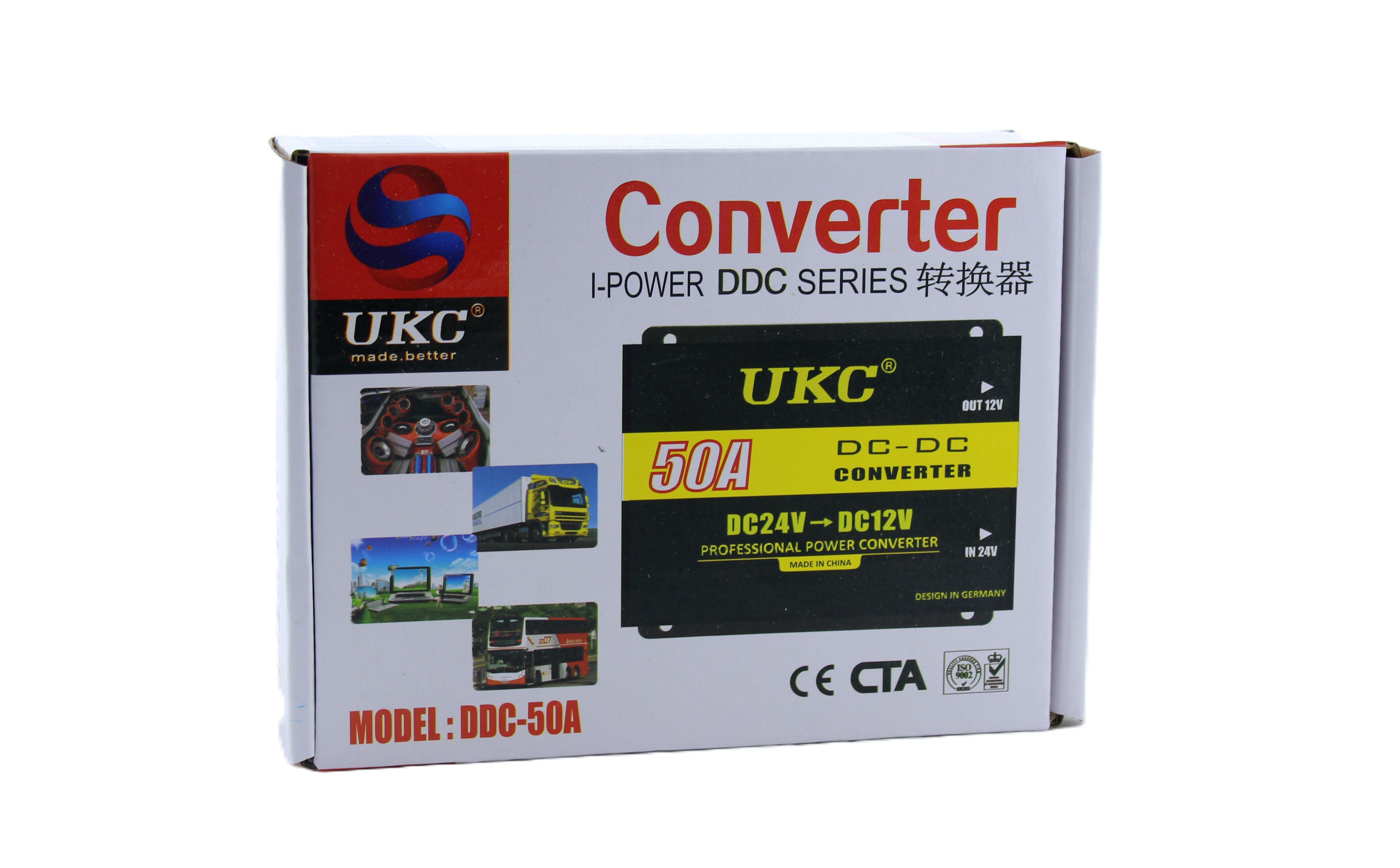 Перетворювач напруги UKC DC/DC 24V-12V 50A для вантажних авто (27556612) - фото 2 Перетворювач напруги UKC DC/DC 24V-12V 50A для вантажних авто (27556612) - фото 2
