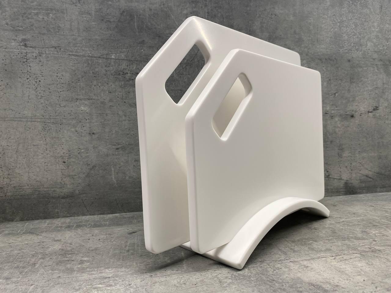 Набор кухонных досок Pure White из искусственного акрилового камня 2 шт. (23854364) - фото 3 Набор кухонных досок Pure White из искусственного акрилового камня 2 шт. (23854364) - фото 3