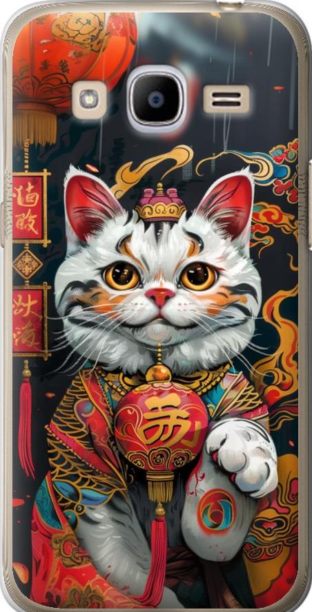 Чехол на Samsung Galaxy J2 (2016) J210 China Cat v2 (6135u-270-42517)