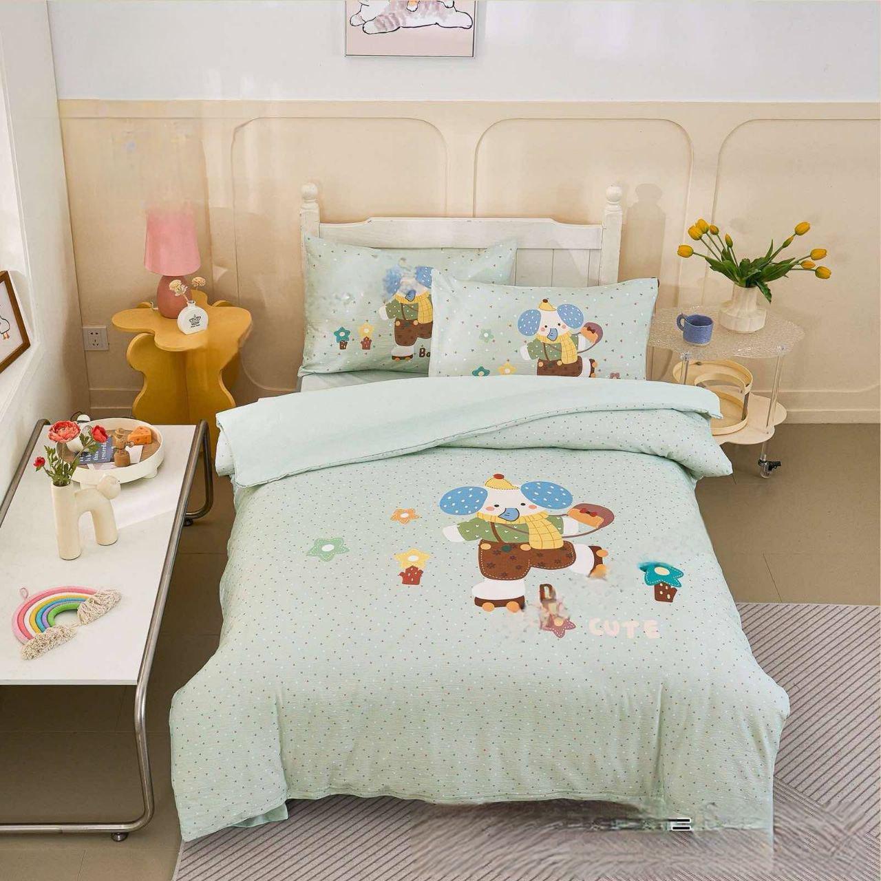 Комплект постільної білизни з мусліну Malloory Home Baby Cute підлітковий (2423)