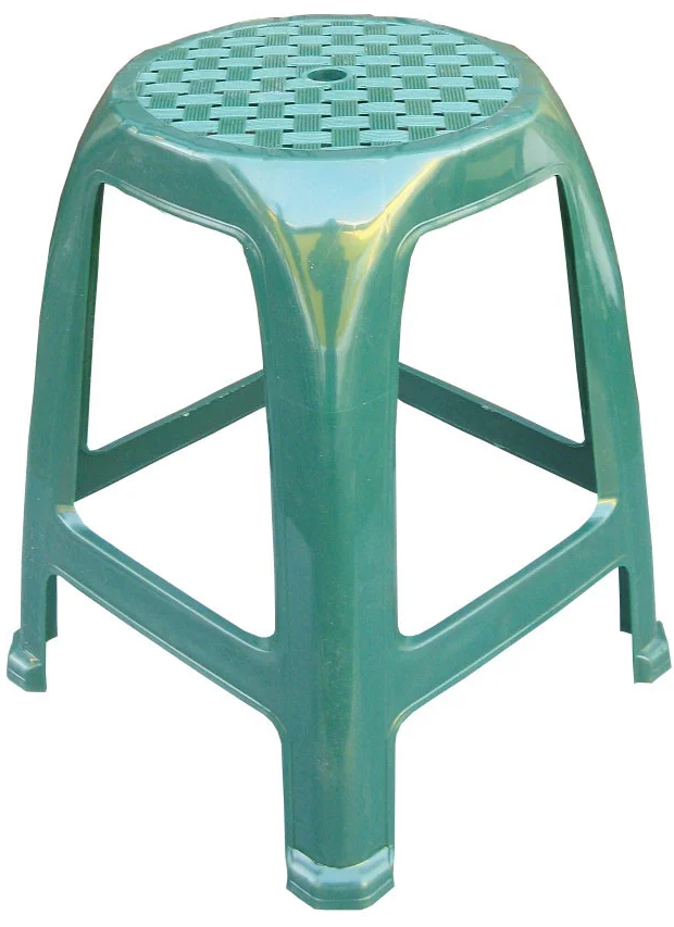 Стілець-табурет пластиковий Полімер Зелений (MR12587)