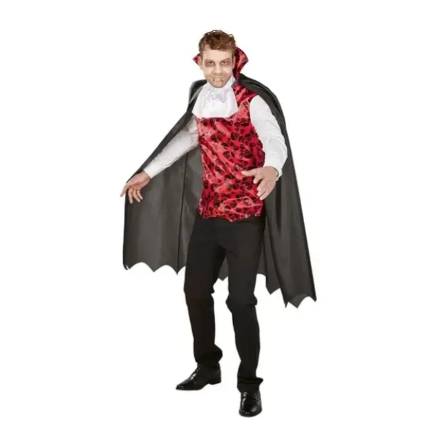 Костюм на Хэллоуин мужской Вампир XL Разноцветный (680103-XL) - фото 2