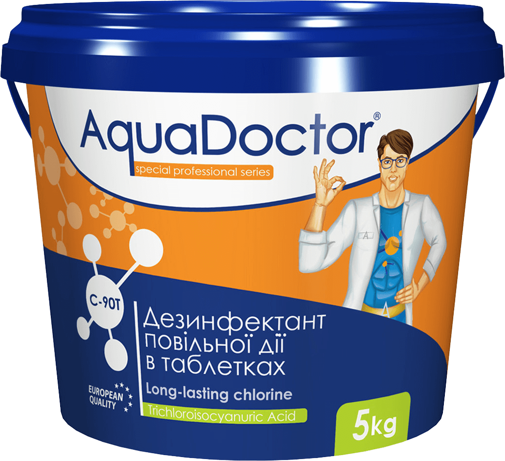 Хлор в таблетках AquaDoctor C90T длительного действия 50 кг