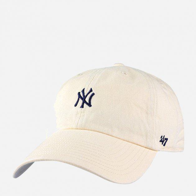 Кепка 47 Brand NEW YORK YANKEES BASE RUNNER Unisex OSFA Бежевый/Серый (190182533448)