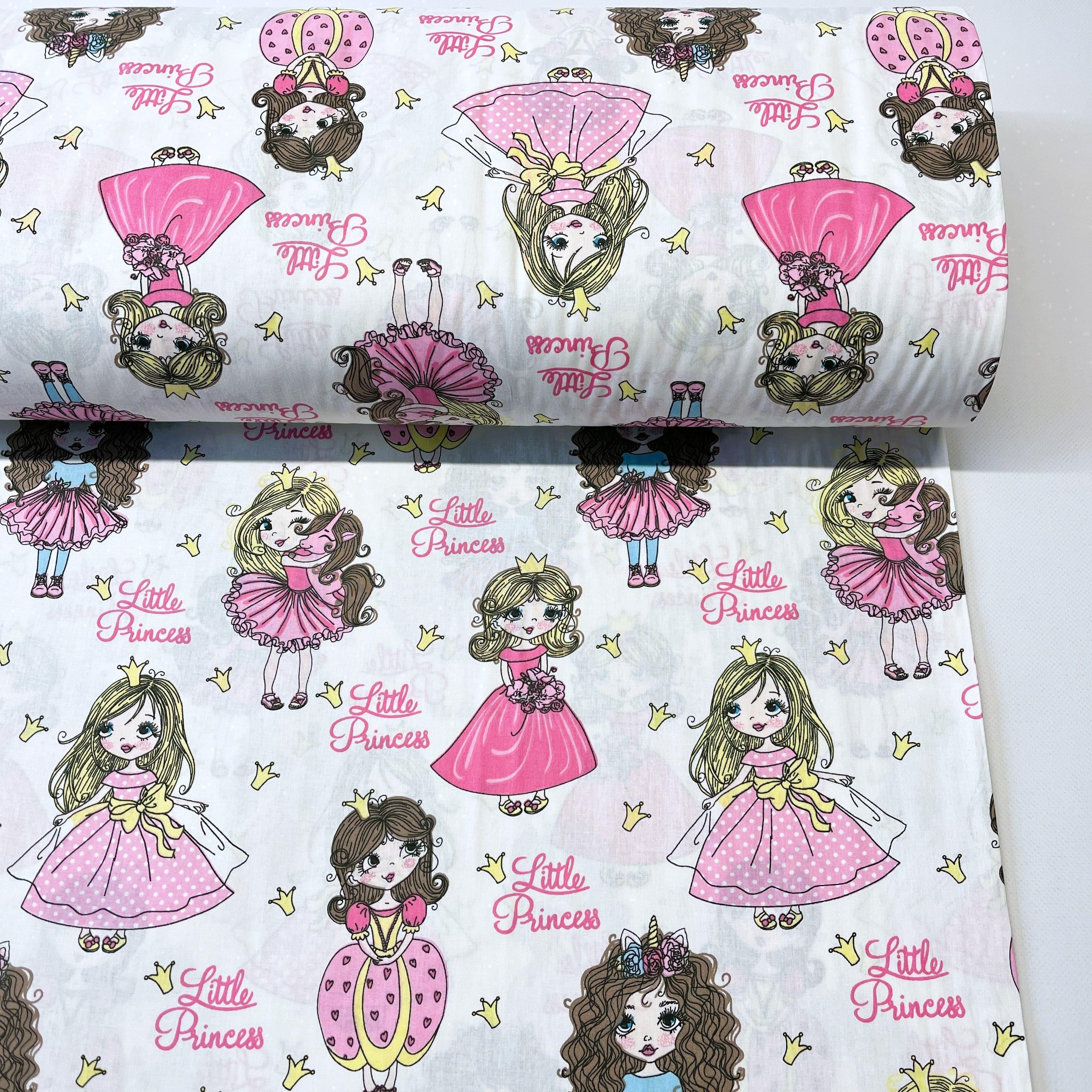 Ткань для постельного белья ранфорс принцессы 240 см Розовый (10513/01/PEMBE 00560)