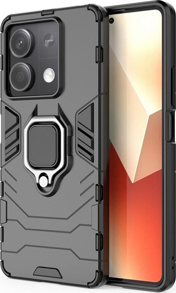 Противоударный чехол Xiaomi Redmi Note 13 5G (подставка кольцо) Black (36138-2B) Противоударный чехол Xiaomi Redmi Note 13 5G (подставка кольцо) Black (36138-2B)