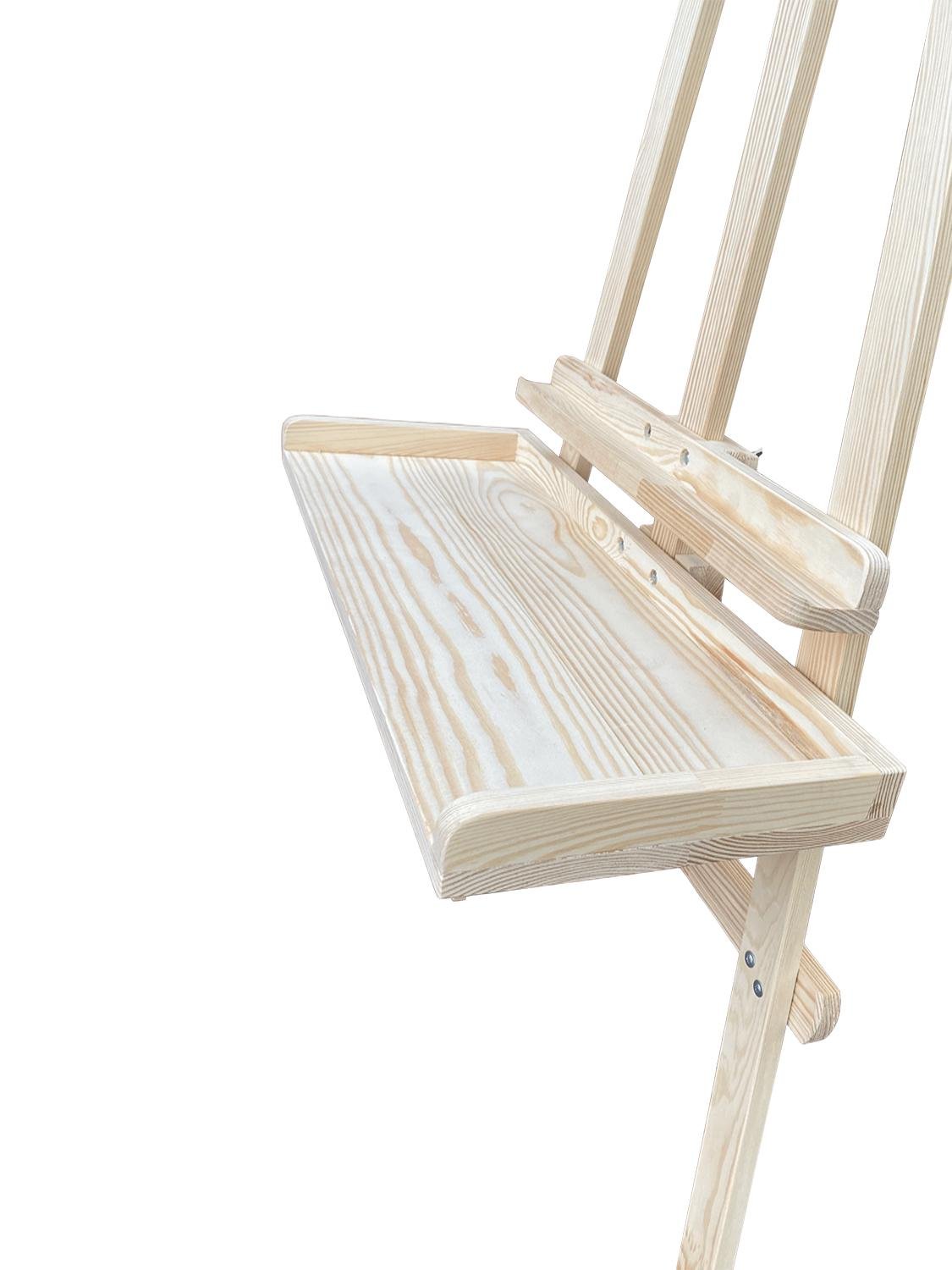 Мольберт для рисования Лира с большой полочкой для красок 175 см (11300016) - фото 4 Мольберт для рисования Лира с большой полочкой для красок 175 см (11300016) - фото 4