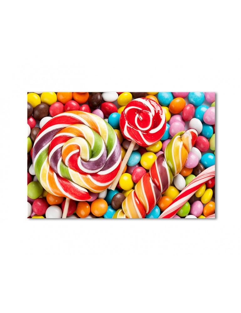 Картина модульная Радужные карамельки 1 модуль 80x120 см