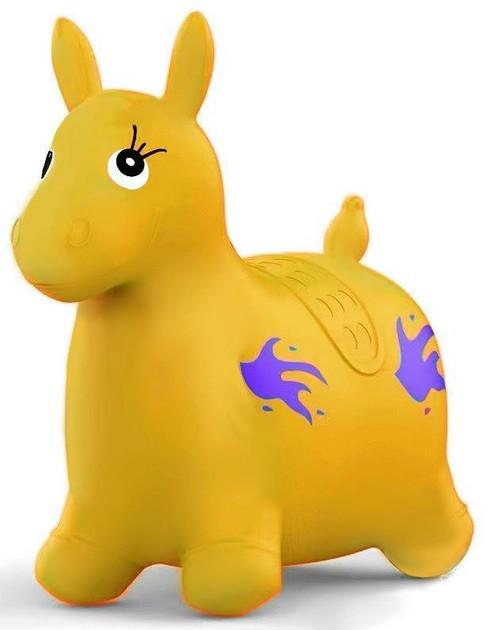 Игрушка прыгунок Ослик MS 4163 для детей от 12 месяцев резиновый Желтый (2578656570) - фото 1 Игрушка прыгунок Ослик MS 4163 для детей от 12 месяцев резиновый Желтый (2578656570) - фото 1