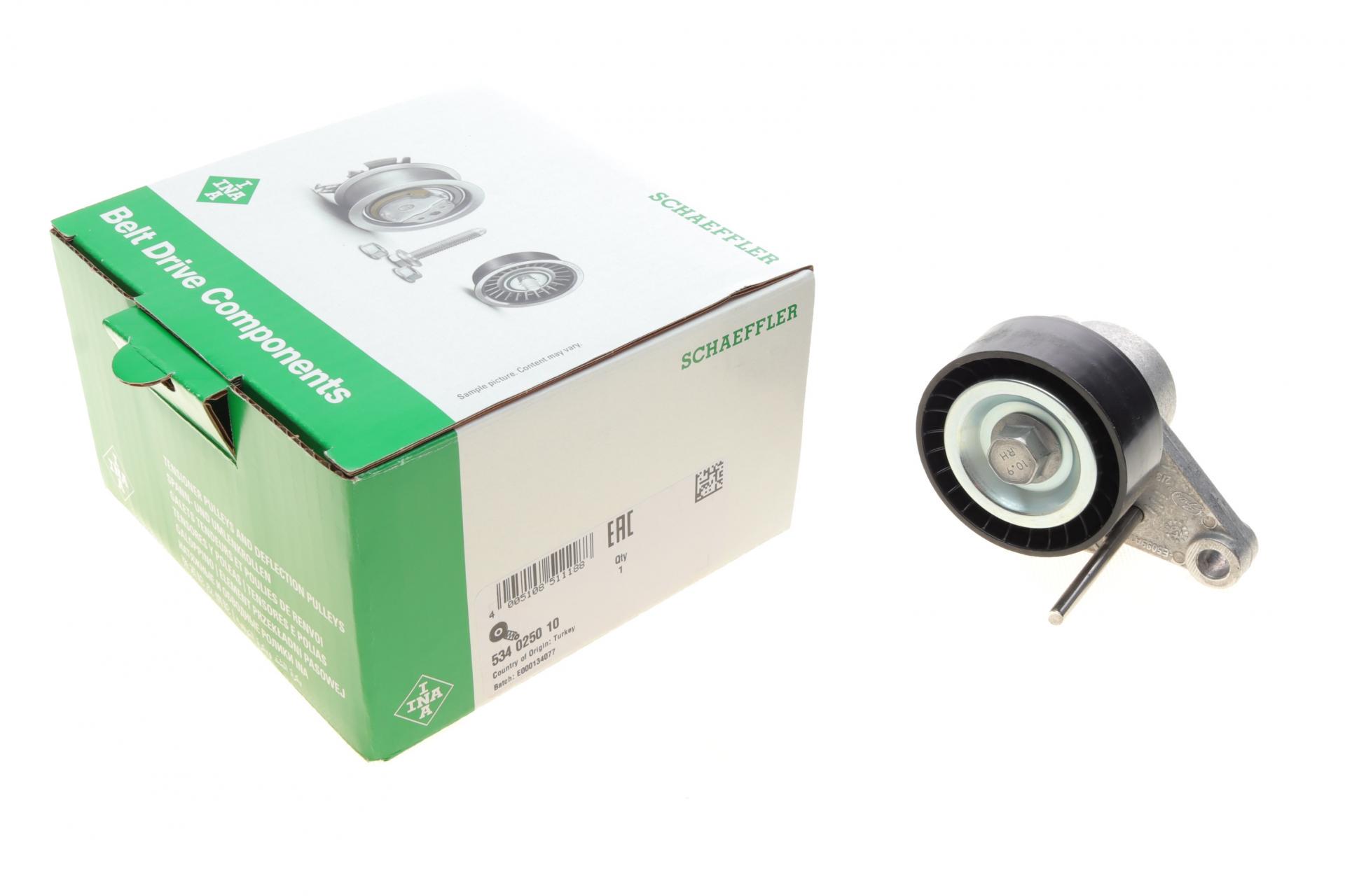 Натяжник ремня генератора INA Citroen C2/C3/C4/Peugeot 207/307 1.1-1.6 00- 534 0250 10