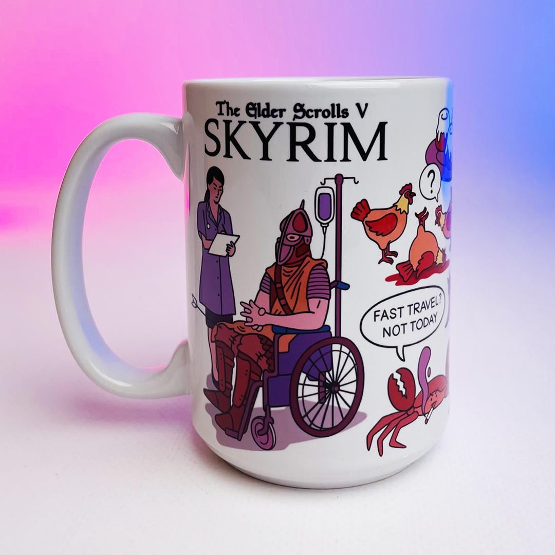 Кружка The Elder Scrolls V Skyrim 430 мл Кружка The Elder Scrolls V Skyrim 430 мл