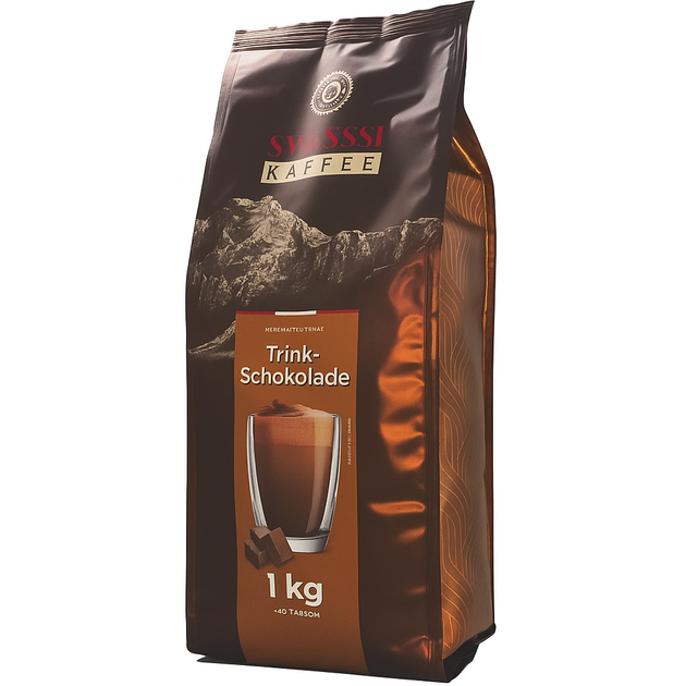 Капучино Swisso Trink-Schocolade з шоколадним смаком 1000 г г