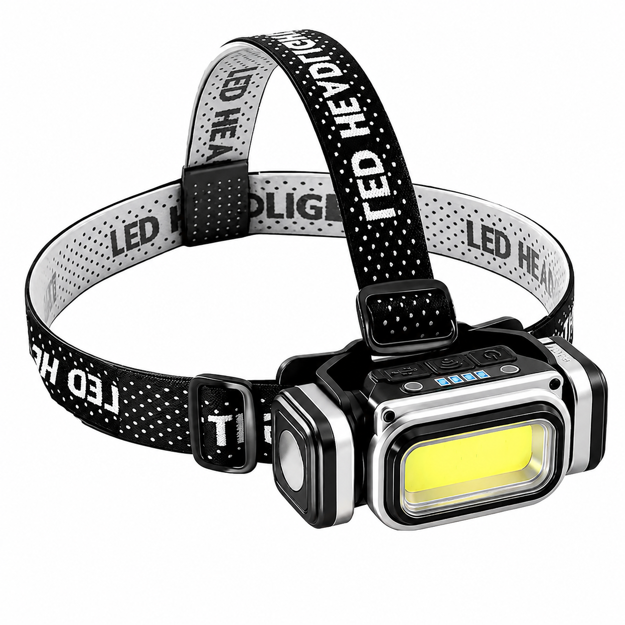 Фонарь налобный аккумуляторный HX-T80-COB COB LED белый и красный свет/Type-C/магнит/АКБ 18650/влагозащита (ML-06459)