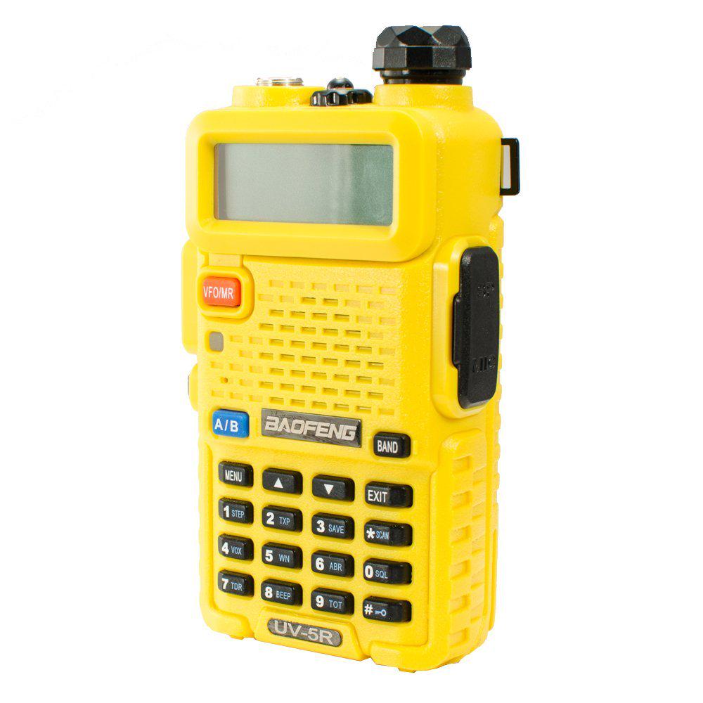 Рація Baofeng UV-5R та гарнітура з кнопкою РТТ Yellow (9131) - фото 4