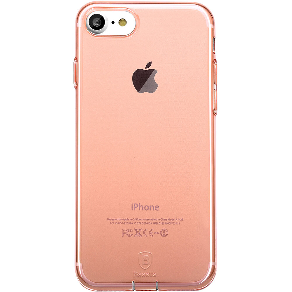 Чохол для телефона Baseus Simple iPhone SE 2020/8/7 Rose Gold (ARAPIPH7-A0R)