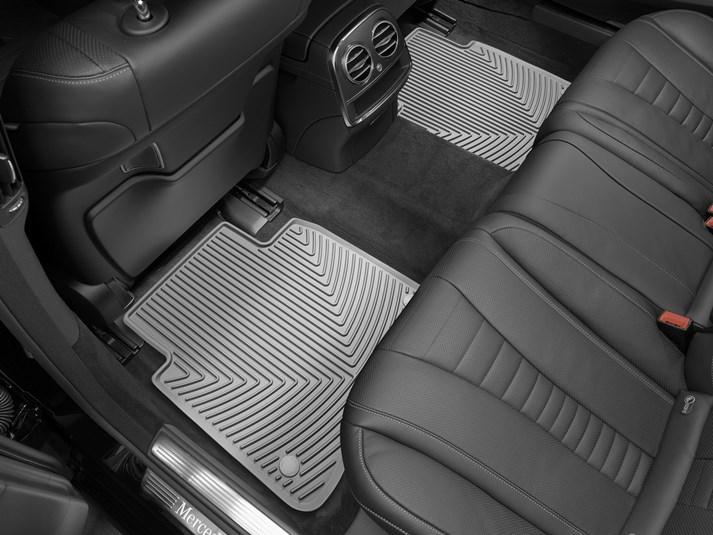 Коврики автомобильные задние резиновые WeatherTech W354GR Mercedes S-Class 2014-2015 Серый (1185134485)