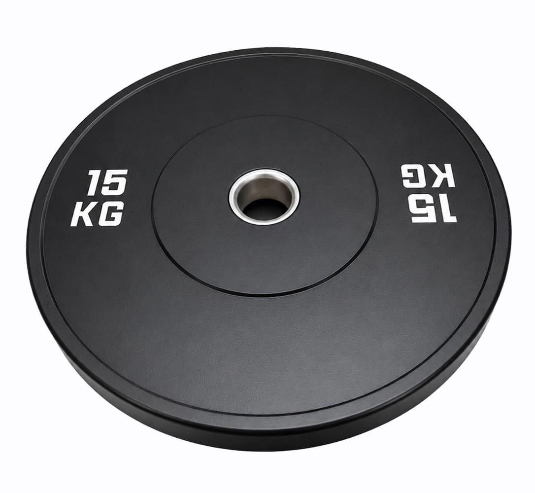 Бамперный диск Bumper Plates Wuotan BD.15 резиновый ø 51 мм 15 кг Черный (69288)