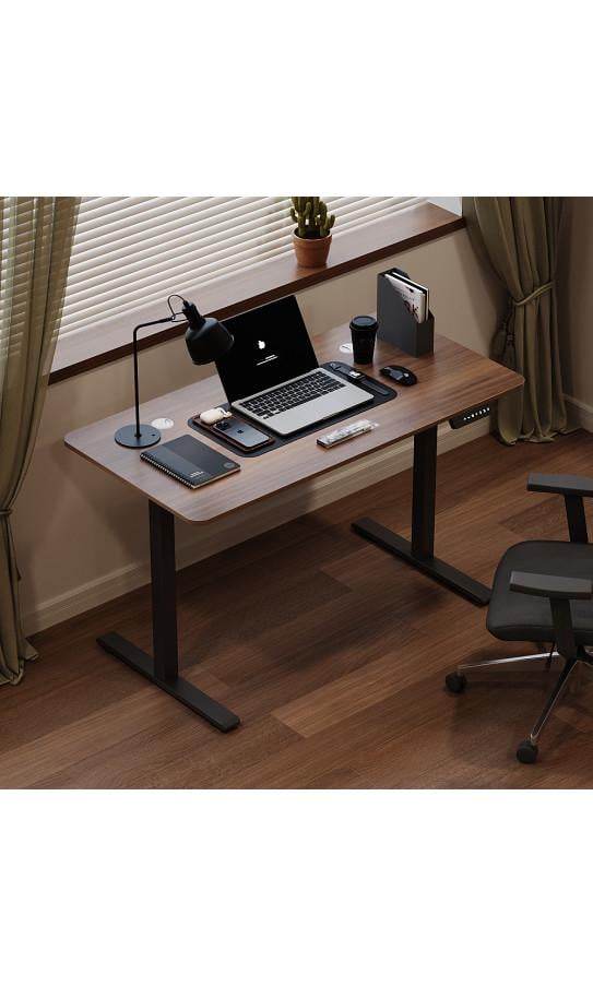 Компьютерный стол GT Racer TY-1619 160x60x72-117 см Walnut (1881)