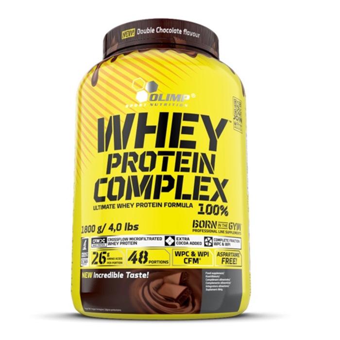 Протеїн Olimp Whey Complex 100% 1,8  кг Подвійний шоколад (5943V10535)