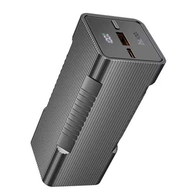 Повербанк Hoco Q15 Flashlight 22,5W 10000 mAh Черный (Q15)