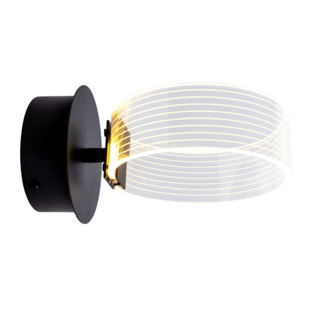 Бра настенное светодиодное акриловое Sirius (N 3705-1 BLACK 12W) - фото 4 Бра настенное светодиодное акриловое Sirius (N 3705-1 BLACK 12W) - фото 4