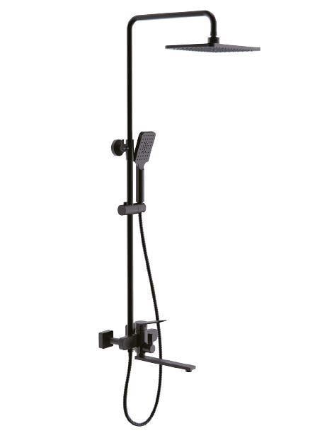 Душевая система Frap H62 F2462 поворотный излив-переключатель на лейку 3 режима из оружейной стали