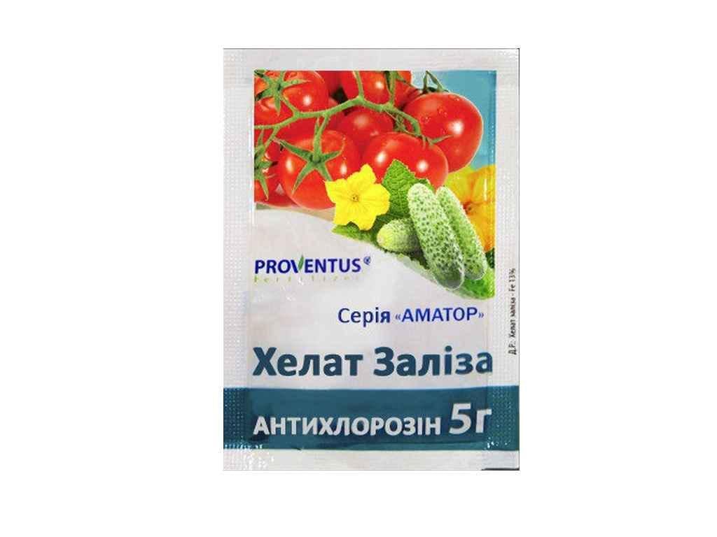 Удобрение сухое Провентус Хелат железа 5 г (367936) Удобрение сухое Провентус Хелат железа 5 г (367936)
