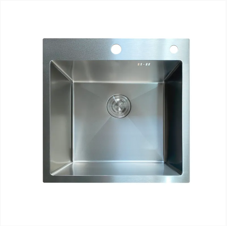 Мойка кухонная Mixxus MH5050 Micro Decor SS Color нержавеющая сталь 3,0/0,8 мм интегрированная (MI8212)