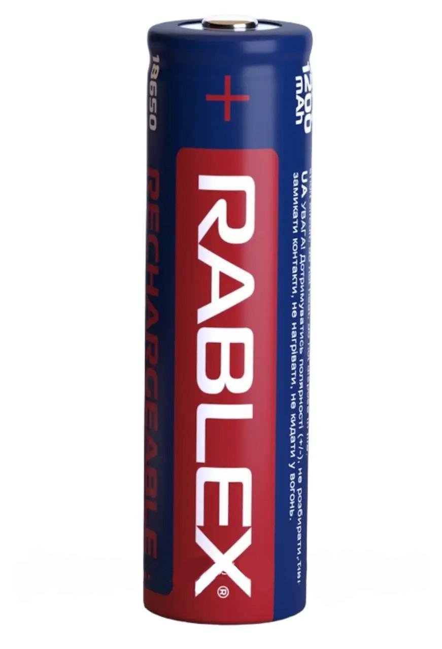 Акумулятор літій-іонний Rablex 18650 1200 mAh 3,7 V Синій (2255209178)