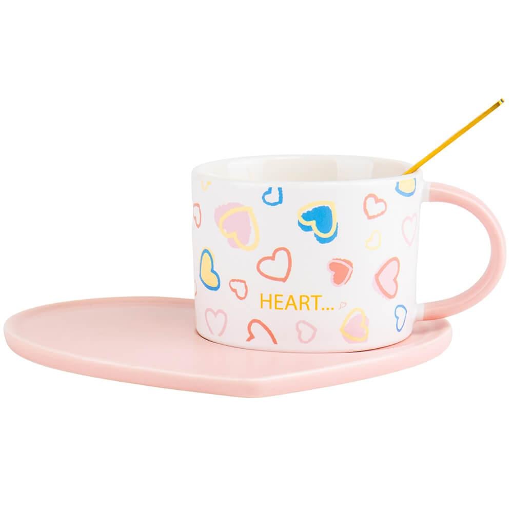 Кружка керамическая Elisey Sweet love 2 150 мл Белый (18902-028)